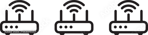 Router wifi network icon