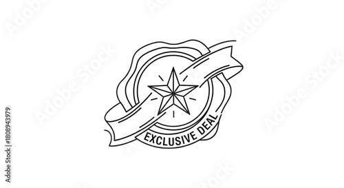 Award seal with star and ribbon, signifying an exclusive deal or special offer