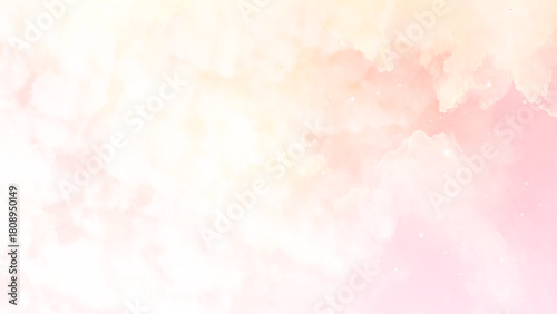 Sky cloud pink love sweet love color tone for wedding card background. 
