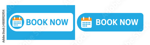   "Book Now" button with clean design, perfect for reservations, appointments, hotels, events, or services on websites, apps, and promotional banners.