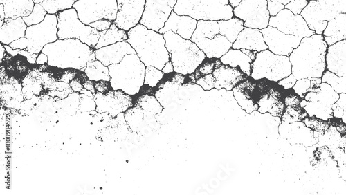 Cracked earth texture background with distressed grunge patterns for creative design projects. Old damaged cement wall texture with fractures and stains for vintage grunge backgrounds. 