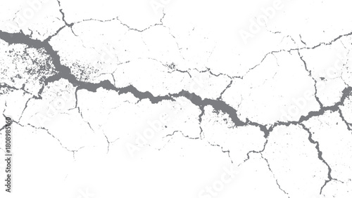 Old damaged cement wall texture with fractures and stains for vintage grunge backgrounds. Rough cracked floor texture with aged concrete details for architectural grunge design. 