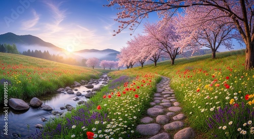 autumn landscape in the mountains