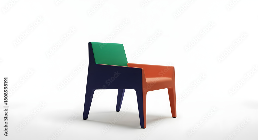 Fototapeta premium Modern Multi-Color Armchair Design
