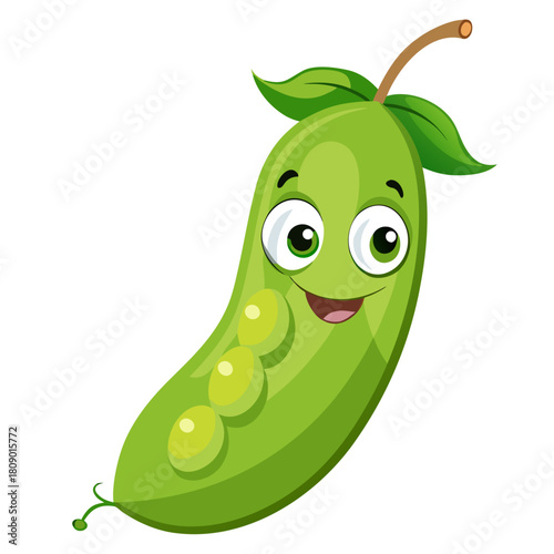 green pea cartoon