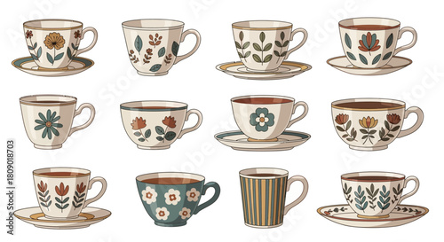 Communication and contact icons set