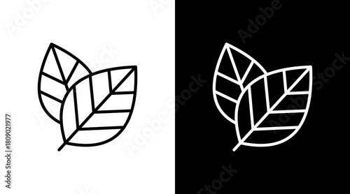 Conservation White Icon Set Design