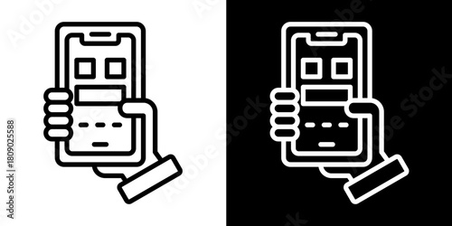 Wireframing Icon Set White Style Collection