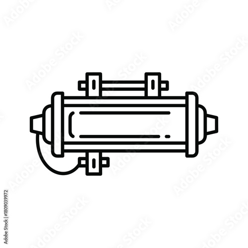 Winches isolated on, a symbol of lifting and pulling heavy loads