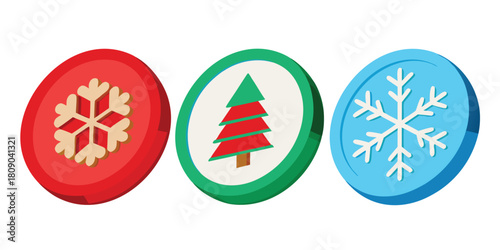 Christmas holiday winter snowflake tree ornament decoration festive season xmas cold