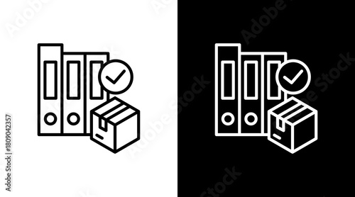 Standard White Icon Set Design