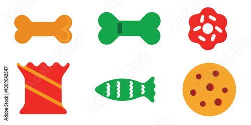 Dog treats bones fish cookie food snack pet canine animal biscuit reward training