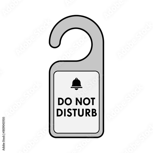 Do not disturb door hanger icon