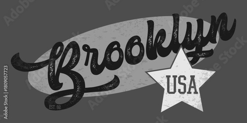 Retro typography university united states state vintage slogan print, 
highlighted grunge texture for graphic t-shirt or sweatshirt hoodie - Vector