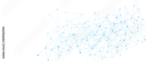 Abstract white, blue digital technology futuristic communication high tech concept background.