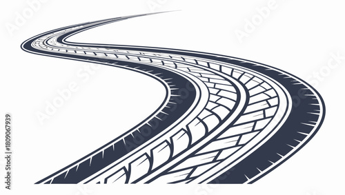 road to the mountain road