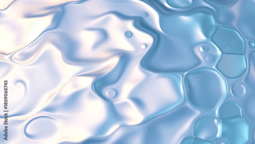 Obraz premium gloss. Iridescent oil film pattern on water surface with natural color spectrum. ESG reports, sustainability campaigns, designed for environmental awareness campaigns.