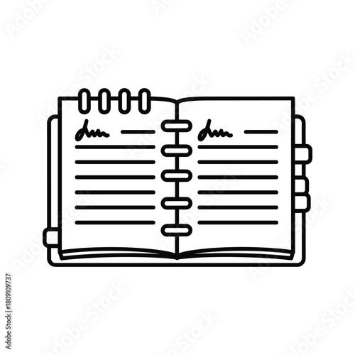 Black and white line icon representing receptive engagement with an ear and sound wave in a speech bubble