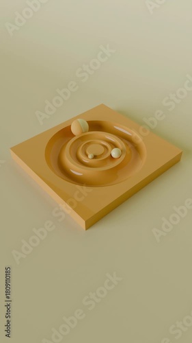 Satisfying Loop 3D animation perpetual