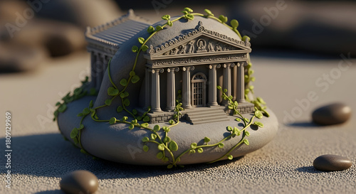 old fashioned lantern on white background