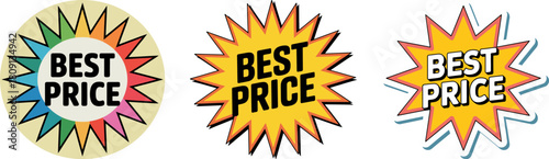 Three starburst badges with the words "BEST PRICE" are displayed.