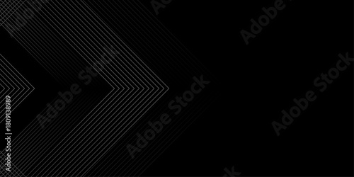 abstract technology communication concept vector background. black vector abstract banner with shape shiny lines with Technology grid wave decorative background for advertising banner.	
