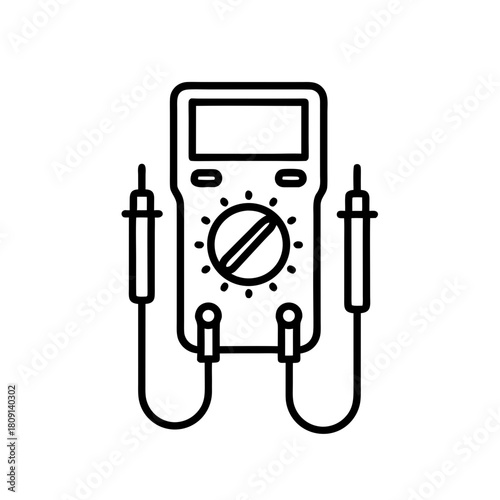 Digital multimeter for testing automotive electrical systems  