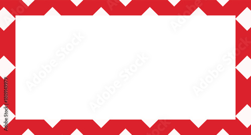 Candy cane christmas frame with blank space. Christmas border frame. Merry Christmas Candy cane rectangle frame card elements decoration. New Year picture frame ribbon. Xmas striped border