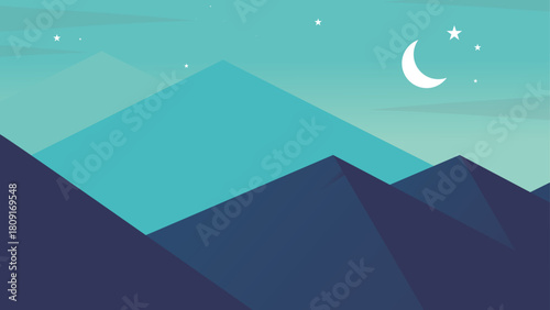 vector illustration of pyramids