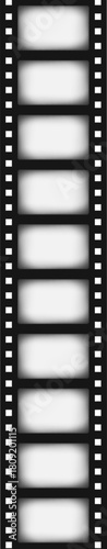 Film strip representing cinema and movie production concept
