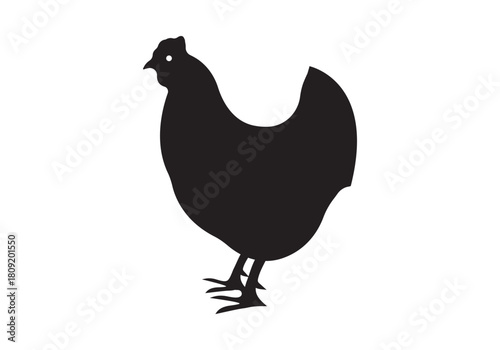 hen logo design chicken icon