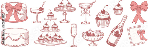 Sweet Treats and Celebration Desserts Collection cake