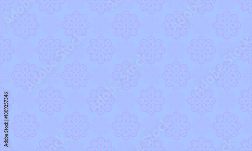 Soft Lavender Mandala Pattern with Subtle Geometric Linework