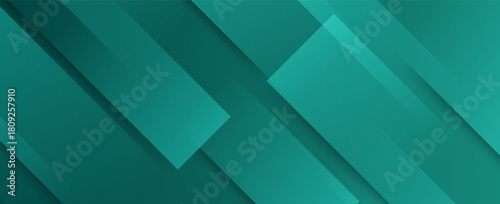 Modern green abstract background with layered geometric rectangles.