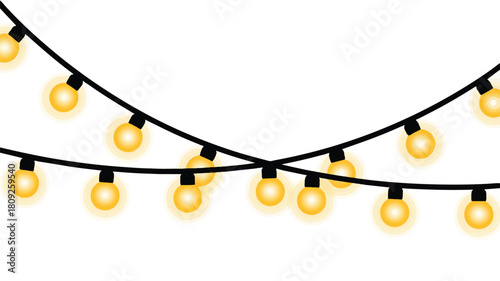 Amber necklace on white background with gold chain and 3D network concept