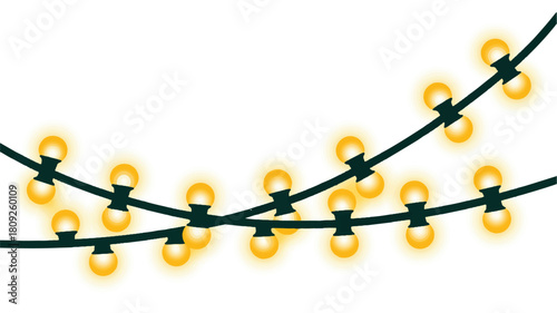 Golden necklace isolated on white background jewelry fashion luxury accessory