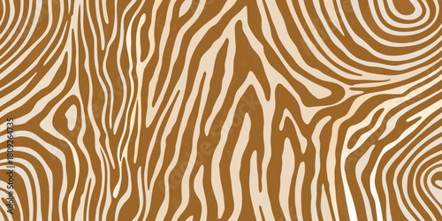Abstract zebra pattern in earthy tones for textile and background use