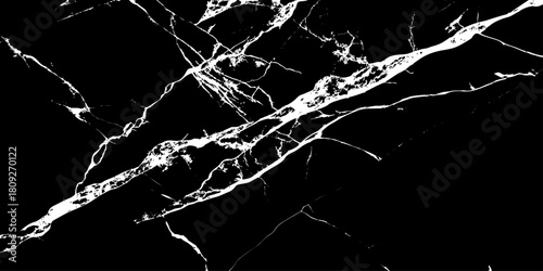"Elegant black marble texture with striking white veins. Perfect for backgrounds, modern interior design, luxury product mockups, and digital graphics requiring a high-contrast natural stone effect."