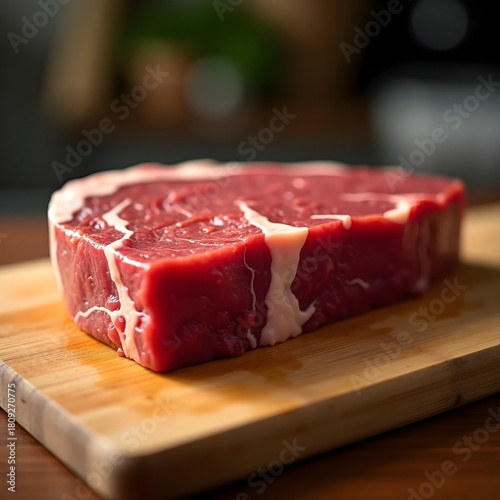 raw beef steak