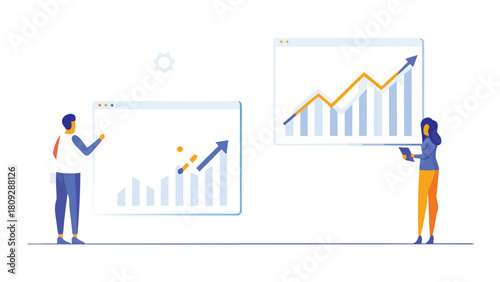 Stylized futuristic boardroom scene with diverse characters collaborating on a high tech business strategy featuring modern architecture and digital displays