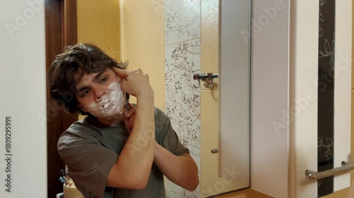 Wallpaper Mural Male Grooming Routine and Shaving Preparation Torontodigital.ca