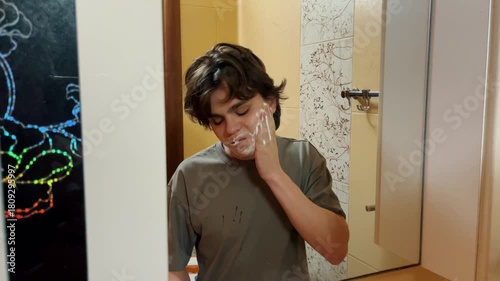 Wallpaper Mural Male Grooming Routine and Shaving Preparation Torontodigital.ca