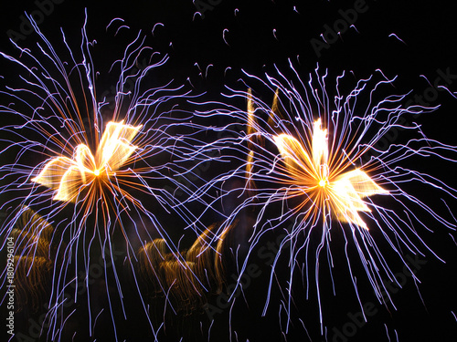 Obraz na płótnie Fireworks San Gionavi 2012