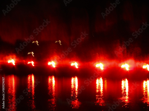 Obraz na płótnie Fireworks San Gionavi 2012