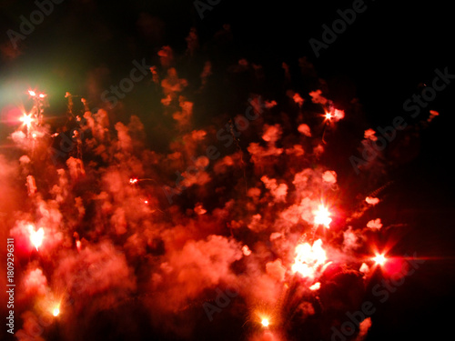 Obraz na płótnie Fireworks San Gionavi 2012