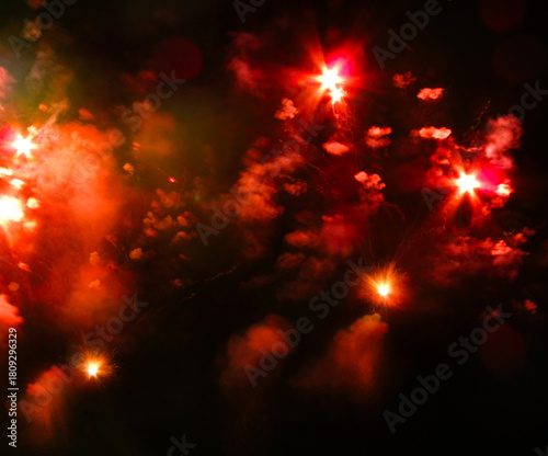 Obraz na płótnie Fireworks San Gionavi 2012