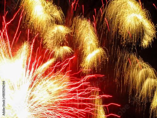 Obraz na płótnie Fireworks San Gionavi 2012