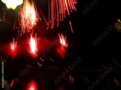 Obraz na płótnie Fireworks San Gionavi 2012