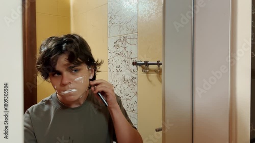 Wallpaper Mural Male Grooming Routine and Shaving Preparation Torontodigital.ca