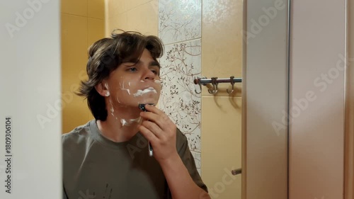 Wallpaper Mural Male Grooming Routine and Shaving Preparation Torontodigital.ca